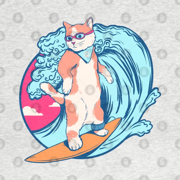 Hang Ten Cat Surfer by machmigo